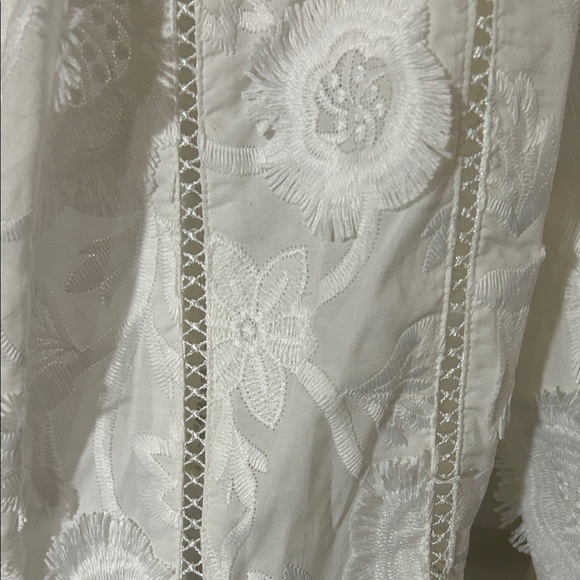 INC International Concepts Elegant White Floral Women's Jacket - Picture 5 of 10